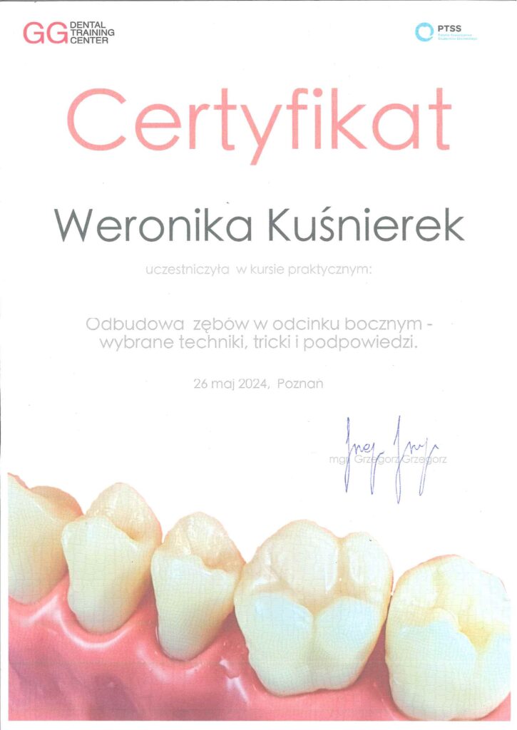 Weronika Kuśnierek - NUKS dentyści Poznań